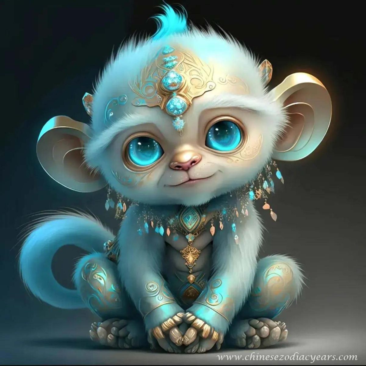 1992 Chinese Zodiac: Water Monkey