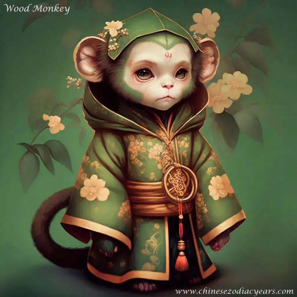 2004 Chinese Zodiac: Wood Monkey