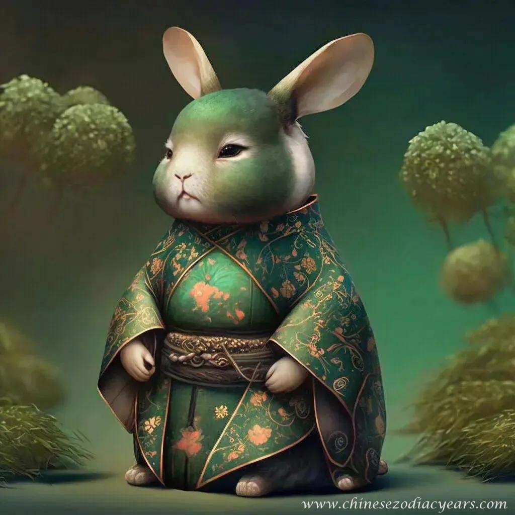 1975 Chinese Zodiac: Wood Rabbit