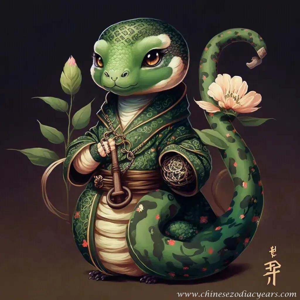 1965 Chinese Zodiac: Wood Snake